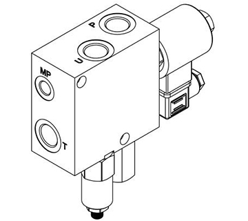 Limiteur de pression double 3/8'' 40L/min